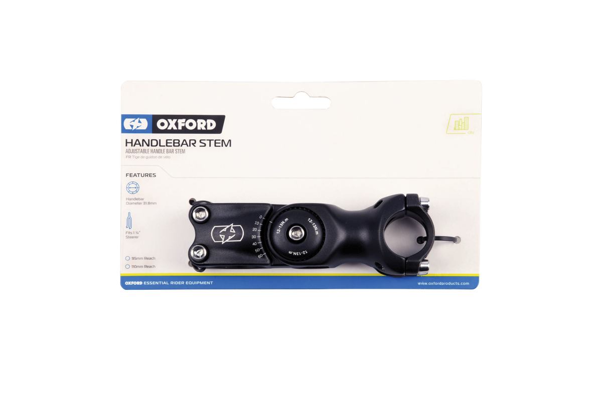 OXF Potence Reglable Ahead 1 1/8x110x31.8mm Noir