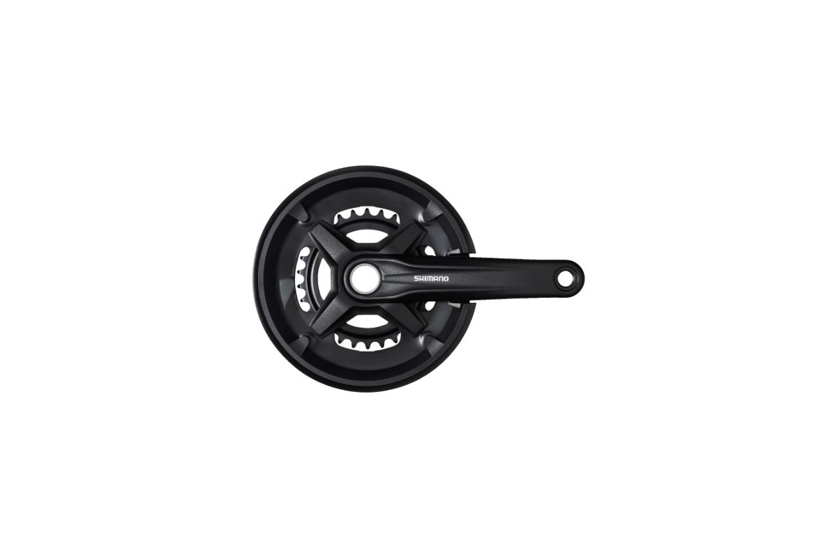 SHIMANO Pédalier FC-MT210-2 2-PIECE CRANKSET 9 vitesse 175,0 mm 46-30T Noir Sans pièces de boîtier de pédalier Sans CG