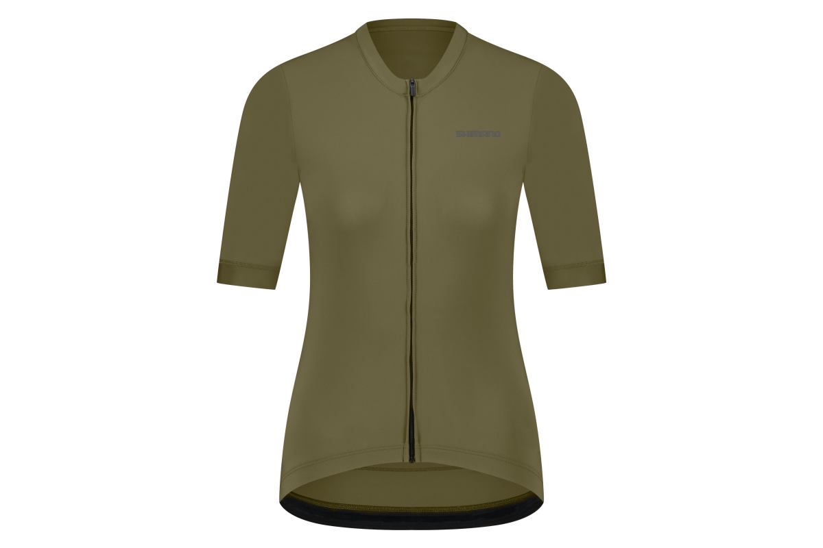 SHIMANO MAILLOT MANCHES COURTES FUTURO POUR FEMMES Femmes Terre sombre