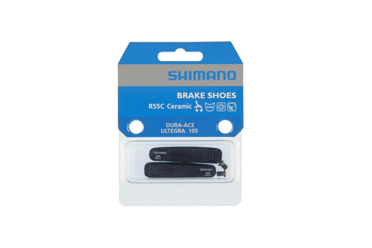 Patins de frein R55C et boulons de fixation pour jante c-eacute-ramique -paire-