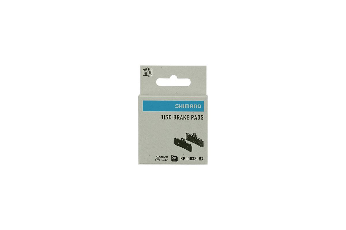 Plaquettes en résine D03S-RX et ressort avec goupille fendue (paire)