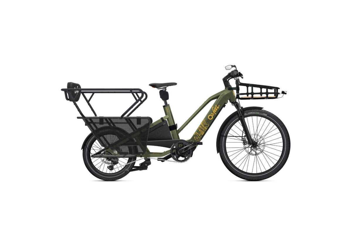 Vélo Cargo Électrique O2FEEL Equo Cargo  5.2 - pack family