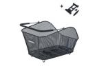 PANIER ARRI-Egrave-RE BASIL ICON M AVEC PLAQUE MIK 2-0 ACIER NOIR -24x39x14 cm-