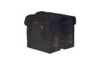 SACOCHES BASIL MARA XL 35L IMPERM-Eacute-ABLE NOIR AVEC R-Eacute-FL-Eacute-CHISSANT -35x15x32 cm-