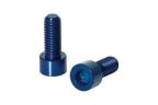 XLC BC-X02 2 VIS H-Eacute-XAGONALES PORTE-BIDON ALUMINIUM M5x17 mm BLEU