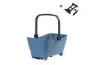 PANIER POUR CHIENS BASIL BUDDY AVEC PLAQUE MIK 2.0 32L PLASTIQUE BLEU (22X37X22 CM)