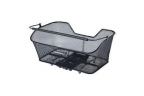 PANIER ARRI-Egrave-RE BASIL BASE XL AVEC PLAQUE MIK ACIER NOIR -44X23-5X17-5 CM-