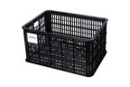 PANIER BASIL CRATE L 40L PLASTIQUE NOIRE (34.5x49x27 cm)