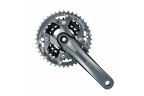 Shimano Alivio Pédalier 9 Vitesses Gris FC-M4000 40/30/22D 175mm