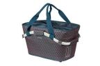 PANIER ARRI-Egrave-RE BASIL FLAIR CARRY ALL AVEC PLAQUE MIK 2-0 22L POLYESTER BLEU MARINE-ROUGE -38X21X27 C