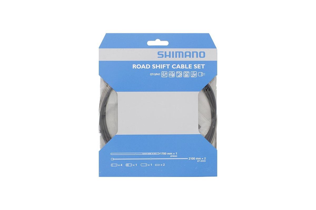 Shimano Kit Cables Gaines Derailleurs Route Noir Inox