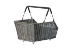 PANIER AVEC ANSES ARRI-Egrave-RE BASIL CENTO MIK ALUMINIUM MARRON -47x34x22-P-PORTE-BAGAE DE 80-150mm