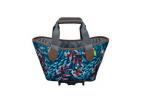CESTA RACKTIME AGENTHA 2.0 15L SNAPIT 2.0 FLORES AZUL/ROJO (34x25.5x37 cm)