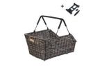 PANIER BASIL CENTO RATTAN LOOK AVEC PLAQUE MIK 2.0 OSIER MARRON (41X25X12 CM)