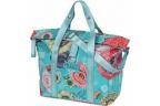 SAC BASIL BLOOM FIELD KLICKFIX 11L -Eacute-TANCHE POLYESTER BLEU FLEURS AVEC R-Eacute-FL-Eacute-CHISSANT -29x15x26 cm-
