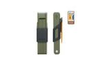 ANTIVOL SOUPLE HIPLOK SWITCH 85 cm AVEC SUPPORT CLIP VERT OLIVE