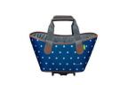 CESTA RACKTIME AGENTHA 2.0 15L SNAPIT 2.0 AZUL PUNTOS BLANCOS (34x25.5x37 cm)