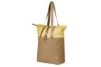 SACOCHE BASIL VIVE SHOPPER CROCHETS MIK 15-20L PET RECYCL-Eacute- SABLE-JAUNE -29x11x34 cm-