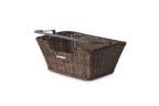PANIER AVANT-ARRI-Egrave-RE BASIL CAPRI FLEX OSIER SYNTH-Eacute-TIQUE MARRON -42x32x20 cm-