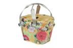 PANIER AVANT BASIL BLOOM FIELD KLICKFIX 15L -Eacute-TANCHE JAUNE FLEURS AVEC R-Eacute-FL-Eacute-CHISSANT -27x37x25 cm-