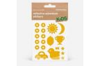 KIT AUTOCOLLANTS RÉFLÈCHISSANTS POUR VÉLO BOOKMAN AVENTURE JAUNE