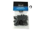 XLC BR-X30 SACHET DE 50 UNIT-Eacute-S DE CLIP DE GAINE NOIR