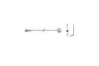 XLC BR-X89 C-Acirc-BLE DE FREIN -Agrave- TAMBOUR DOUBLE RACCORD 1-5-2250 mm