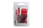 EMBOUT DE GAINE SRAM -10x4 mm-6x5 mm-4xFERMETURE C-Acirc-BLE-ROUGE