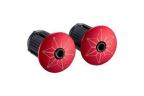 JEU DE BOUCHONS CINTRE SUPACAZ STAR PLUGZ ALUMINIUM ROUGES
