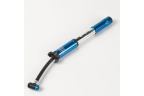 XLC PU-M02 MINI POMPE MTB 220 mm 7 BAR ALUMINIUM ARGENT/BLEUE