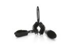 XLC TO-S56 JEU DE 3 BROSSES DIFF-Eacute-RENTES NOIRES