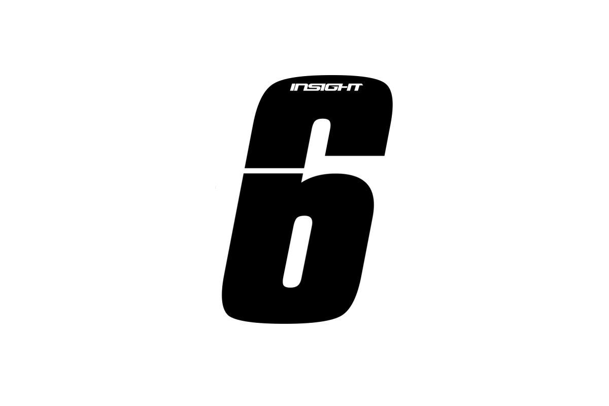 Numéros INSIGHT 7.5cm blanc