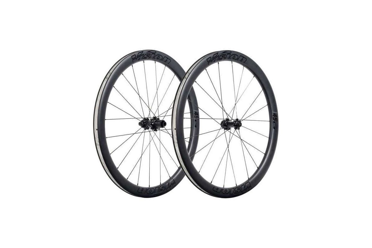 Roues Carbone VISION SC 45 Disc TLR - 1590g - Profil 45mm - Polyvalence Route