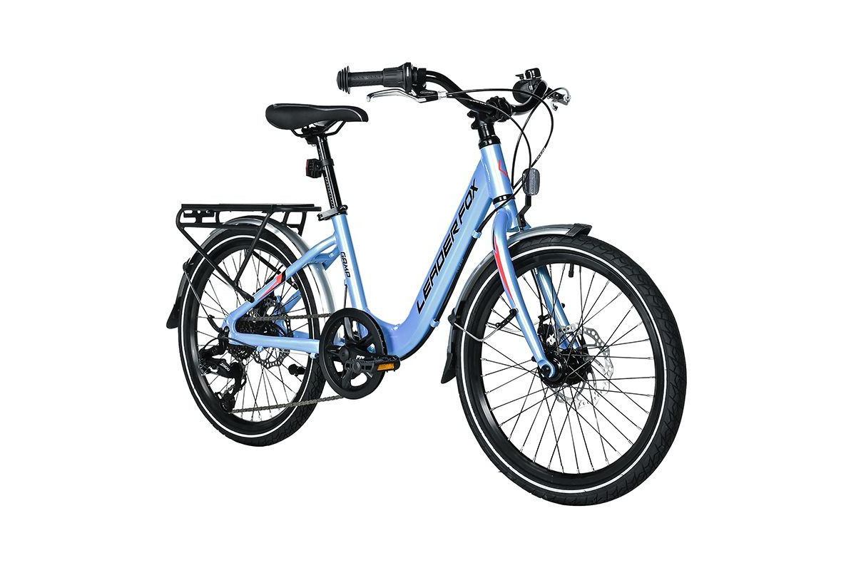 Vélo Enfant Ville LEADER FOX Gamp 20" (2025) | Léger, Équipé pour l'École et les Balades