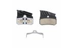 Plaquettes en m-eacute-tal avec ailette et ressort N04C-MF -paire-