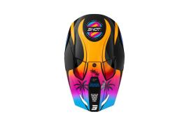 Casque Intégral SHOT Furious KID | MX/BMX Miami Orange Glossy | Protection Junior