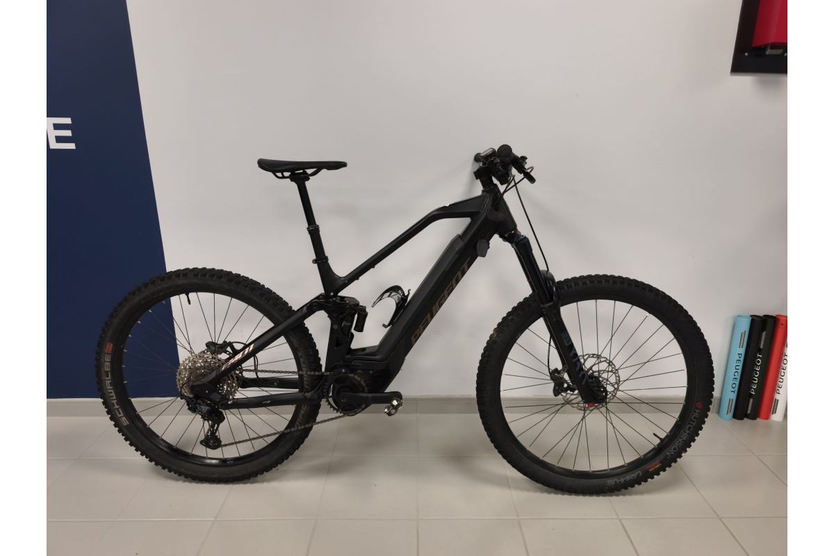 Peugeot eM01 FS 160 Occasion | Bosch CX 85Nm 625Wh | Enduro •	Meta Description : Dominez les sommets avec le Peugeot eM01 FS 160