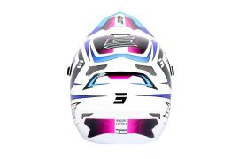 Casque Shot Rogue Level White Blue Pearly | Protection & Ventilation Adulte