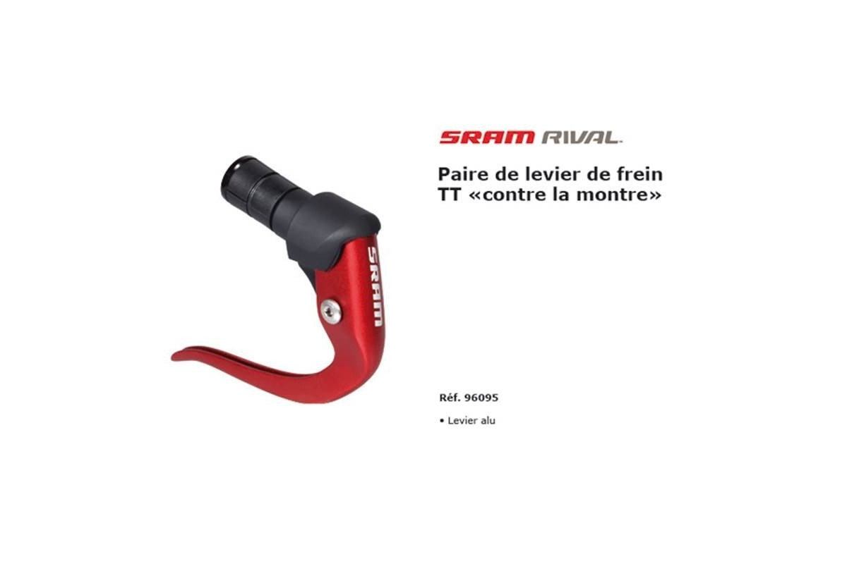 SRAM Leviers de frein chrono PAIRE TT 500 Rouge