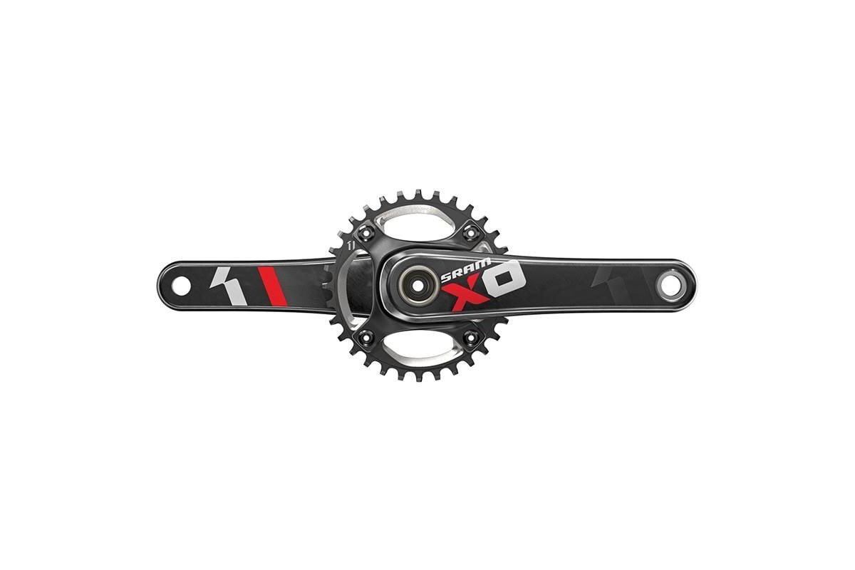 SRAM XO1 DH Pédalier GXP83 165mm Rouge 94BCD 32Dts X-SYNC s/Plateau