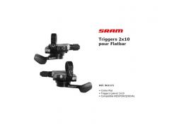 SRAM Trigger S-700 PAIRE 2x10V cintre plat route